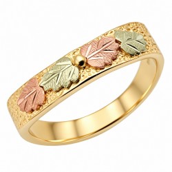 10K Black Hills Gold Thumb Ring