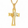 Landstrom's® 10K Black Hills Gold Diamond-Cut Cross Pendant Necklace