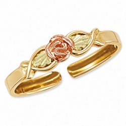 Landstrom's® 10K Black Hills Gold Adjustable Rose Toe Ring