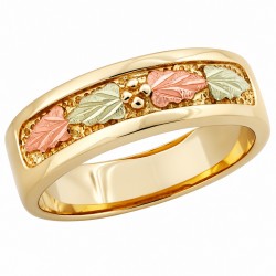 Landstroms Gorgeous Black Hills Gold Womans Ring