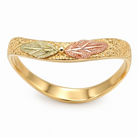 10K Black Hills Gold Ladies Thumb Ring